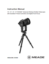 Meade RCX400 Manual